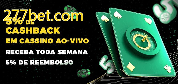 Promoções do cassino ao Vivo 277bet.com